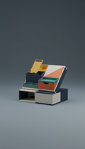 Foldable Desk Organizer with Snap Panels